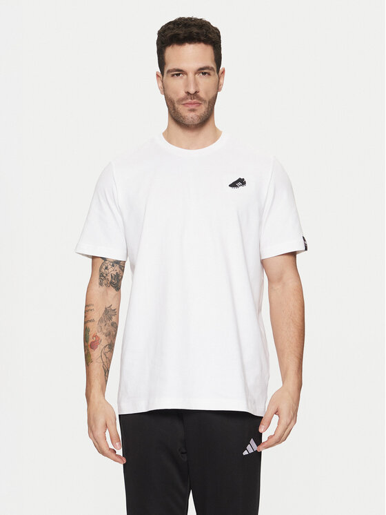 

Футболка обычного кроя Copa Signature Graphic JJ1420 Adidas, белый