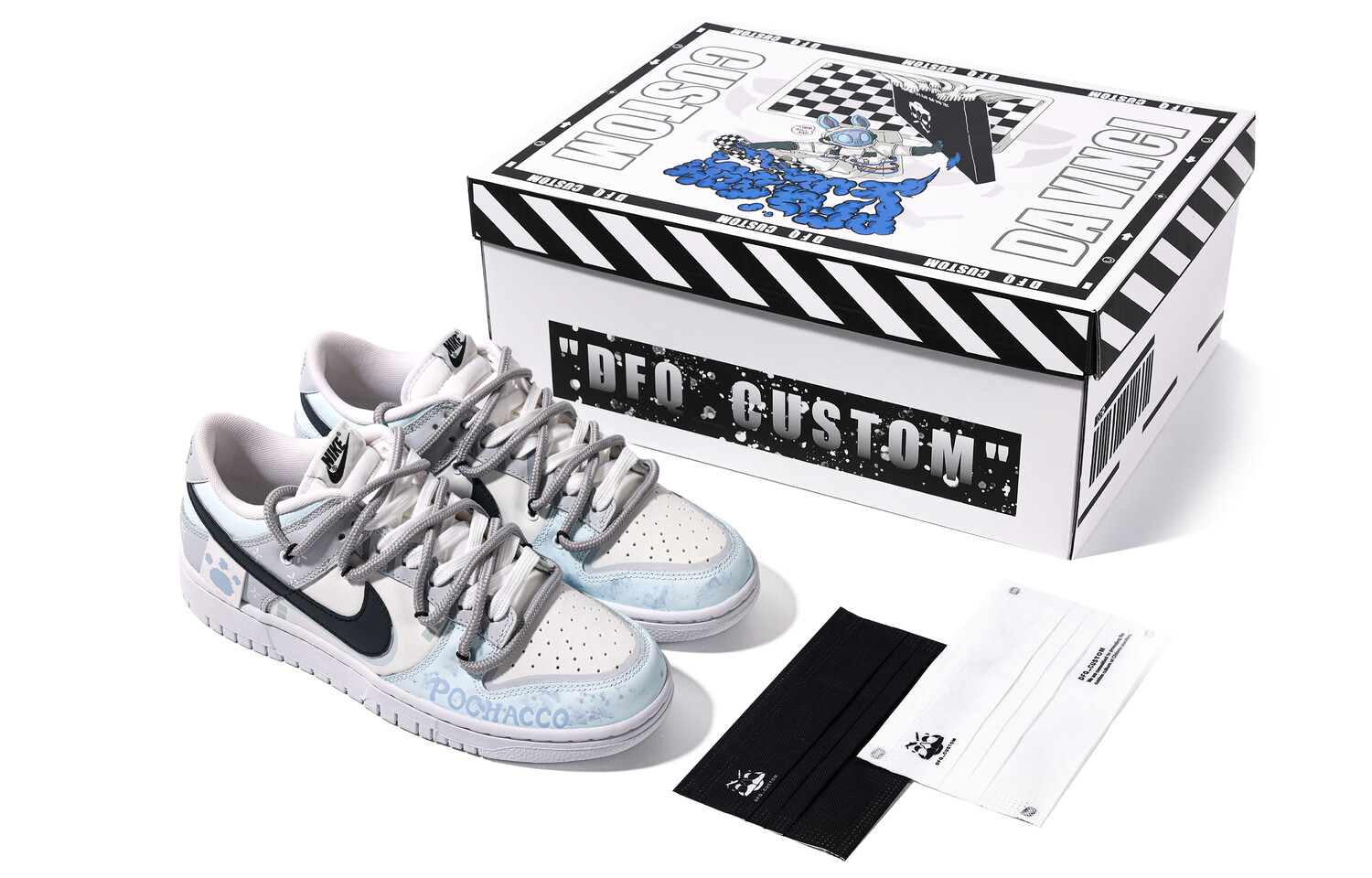 

Мужские кроссовки для скейтбординга Nike Dunk, Light Blue