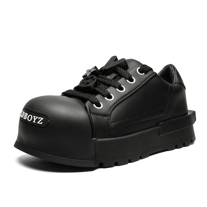 

WEISHIBANGWEI Низкие повседневные кроссовки унисекс черные, цвет Black