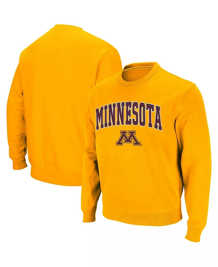 

Мужской свитшот с круглым вырезом Minnesota Golden Gophers с аркой и логотипом Colosseum, золотой