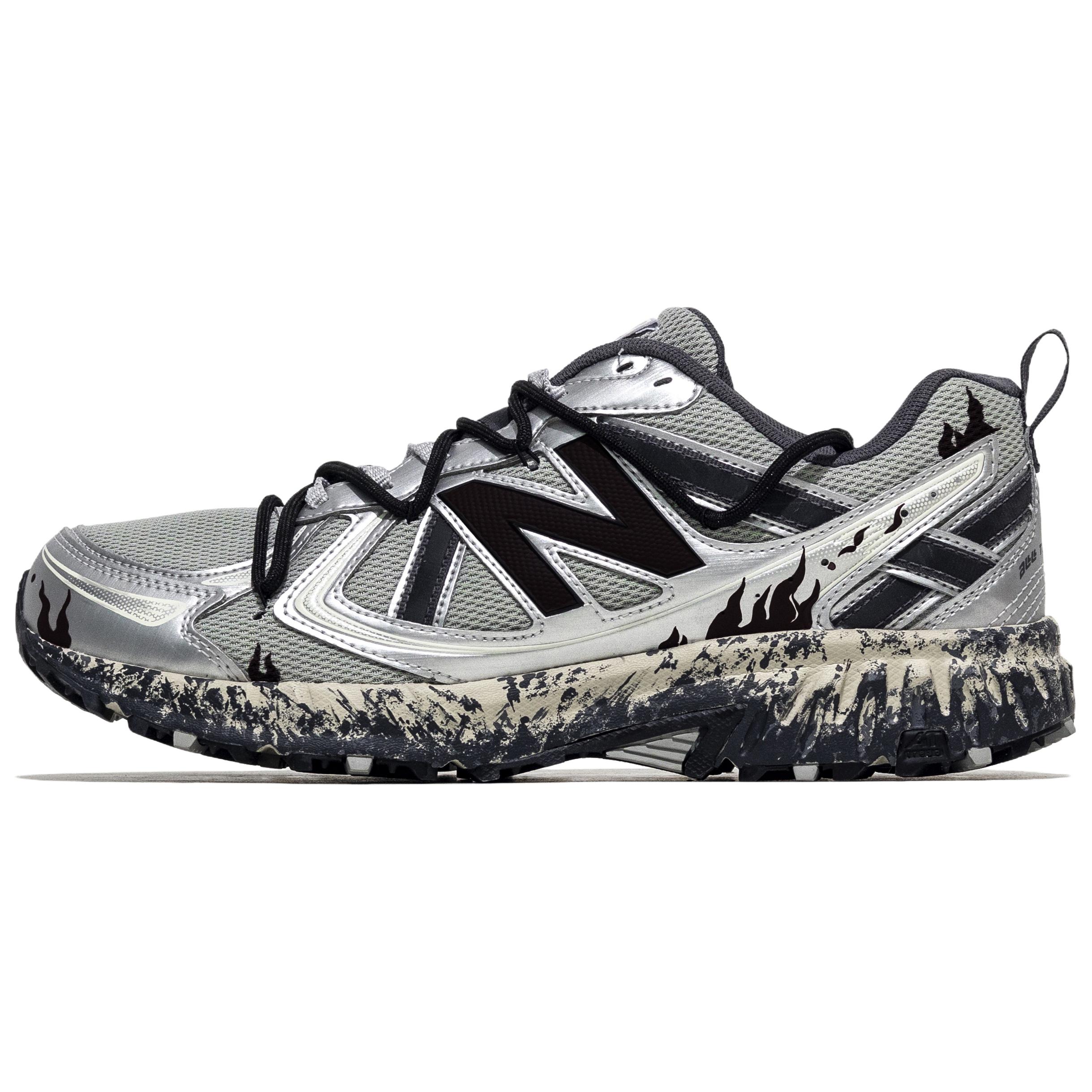 

New Balance NB 410 V5 устойчивые к истиранию низкие кроссовки для бега unisex black silver