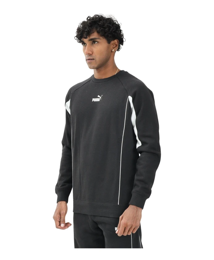 

Спортивная толстовка с круглым вырезом в стиле ретро Puma, черный