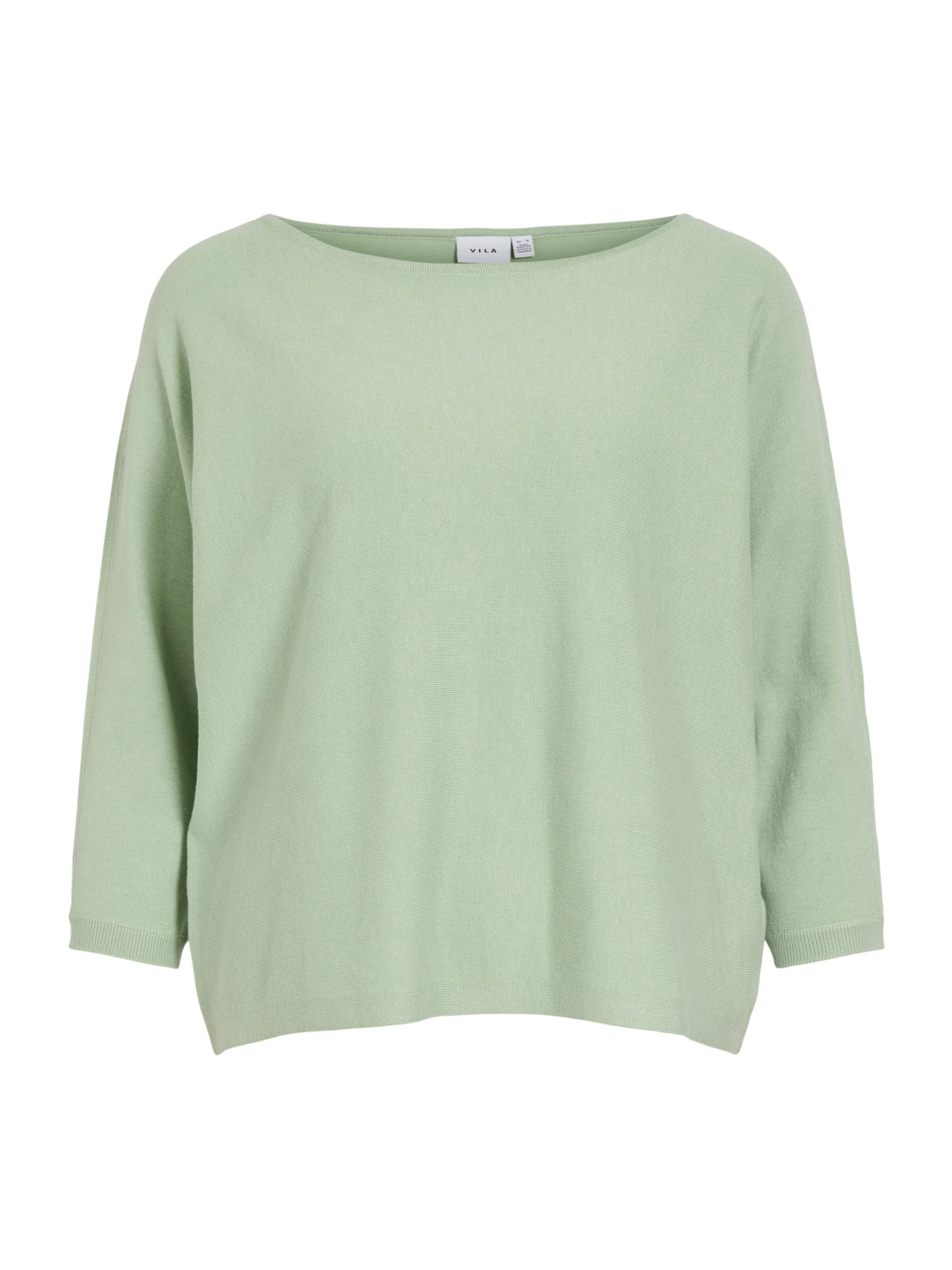 

VILA Свитер 'VIMalu' в пастельно-зеленом цвете