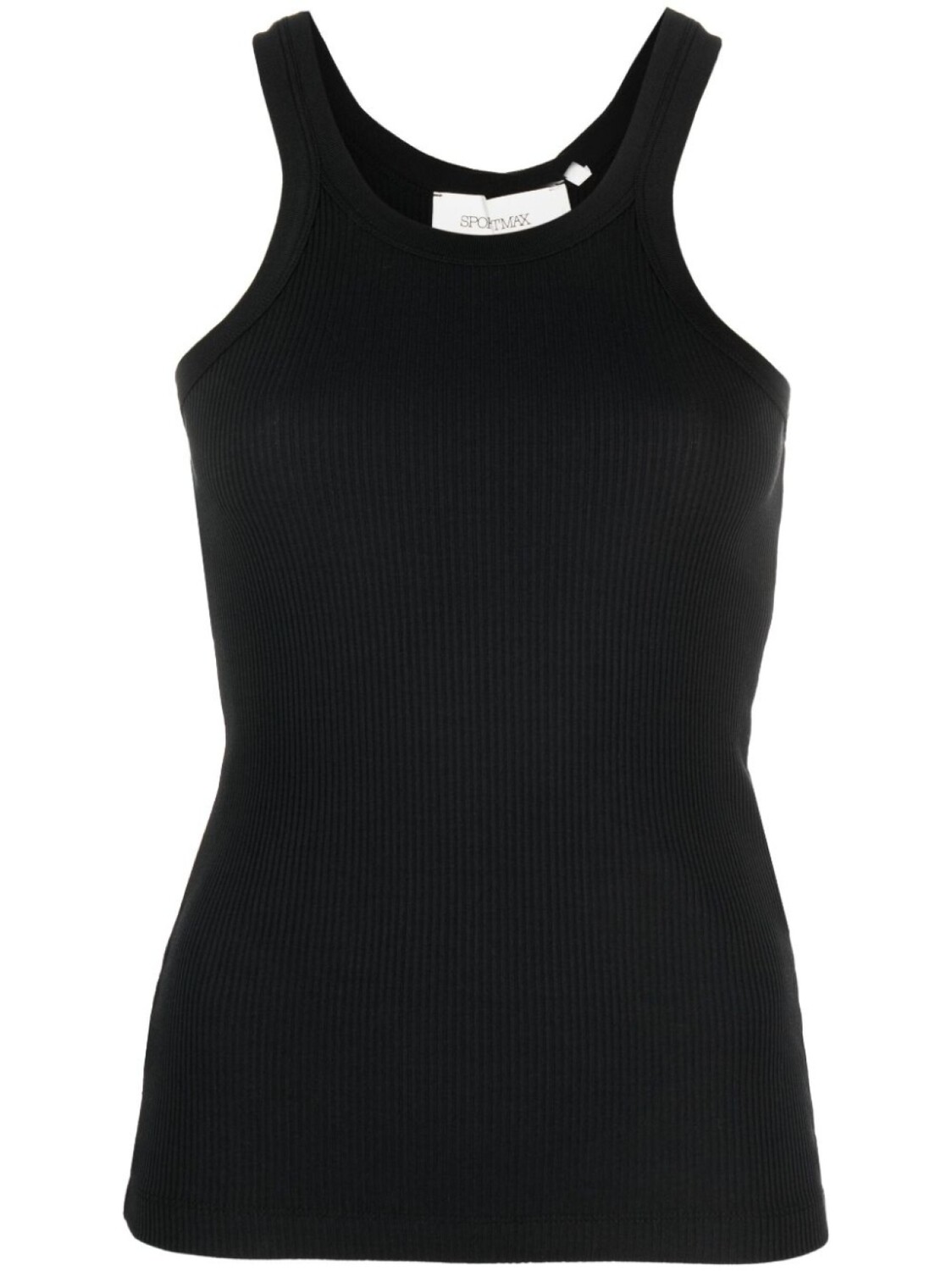 

Sportmax топ в рубчик, черный