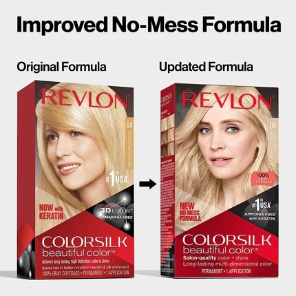 Краска для волос Colorsilk № 70 Цвет волос средний пепельно-русый, Revlon — фото 3