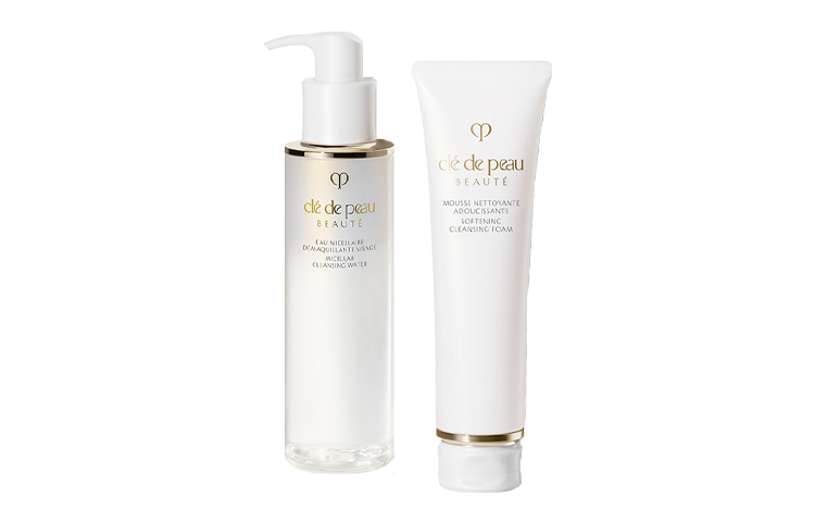 

Очищающая вода 200 мл + очищающий крем 125 мл набор увлажняющий/освежающий Clé De Peau Beauté