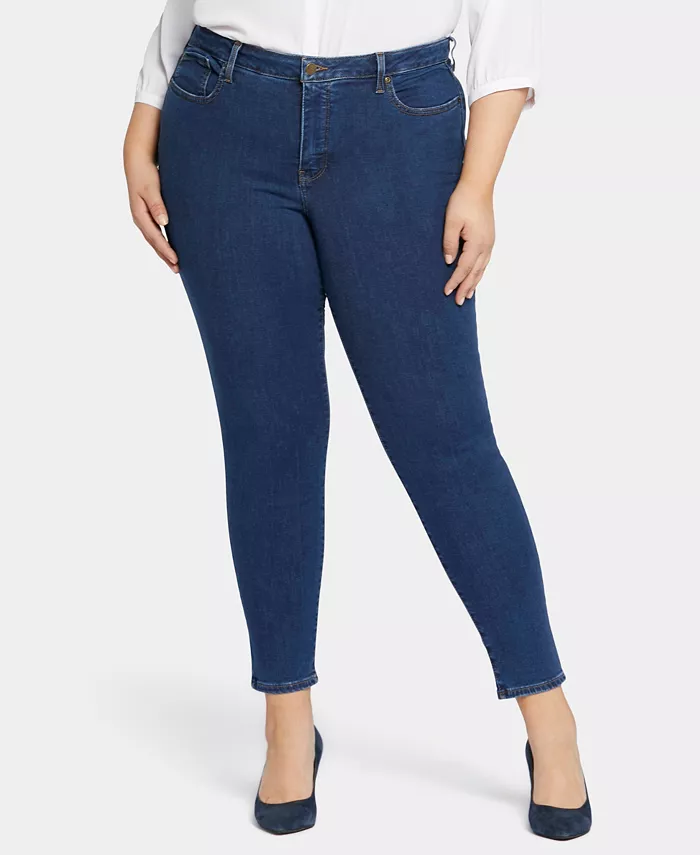 

Джинсы скинни Ami Plus Size NYDJ, коричневый