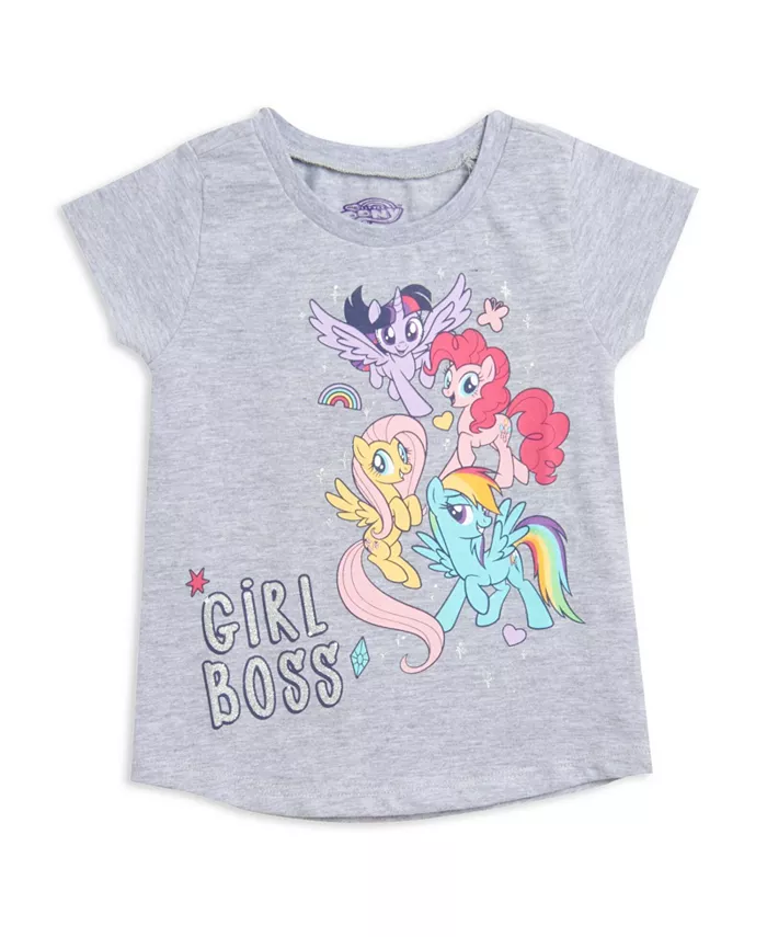 Девочки My Pony 3 футболки в наборе My Little Pony, мультиколор — фото 3
