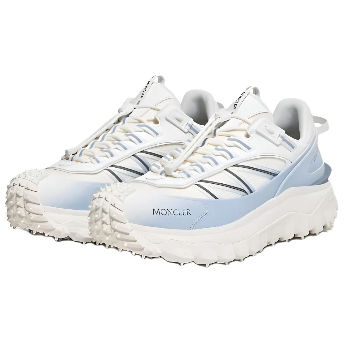 Кроссовки повседневные Trailgrip Low Moncler синие — фото 4