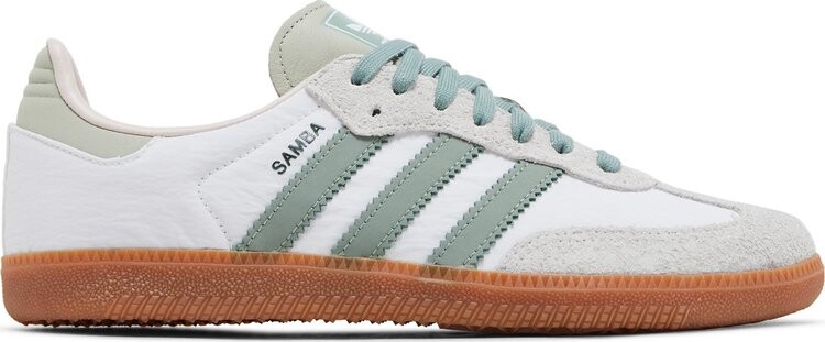 

Кроссовки Wmns Samba OG 'White Silver Green', белый