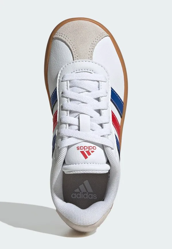 Кроссовки vl court 3.0 для первых шагов Adidas Sportswear, Cloud White Royal Blue Better Scarlet — фото 3