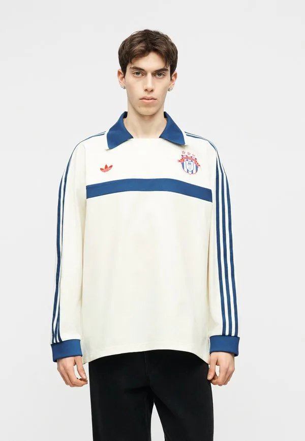 Футболка с длинными рукавами для регби Adidas Originals, Off White — фото 3