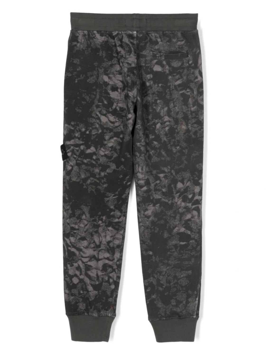 Stone Island Junior спортивные брюки с нашивкой Compass, черный — фото 2