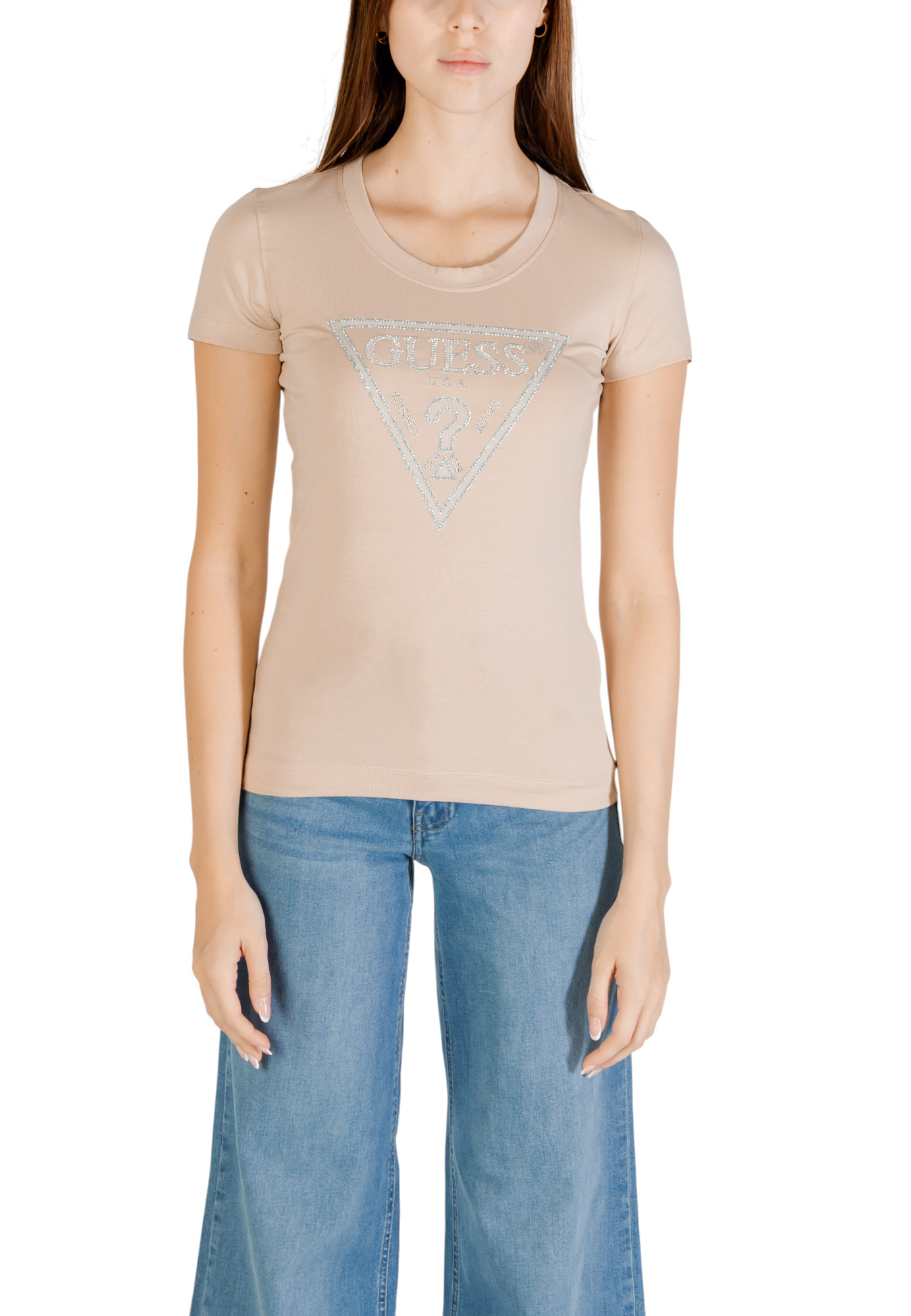 

Футболка GUESS, бежевый