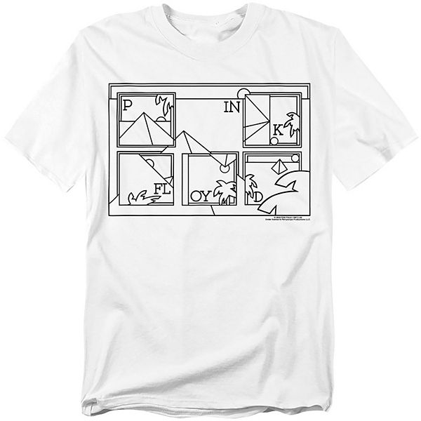 

Футболка с принтом Big & tall Pink Floyd Periodic Table Icons Licensed Character