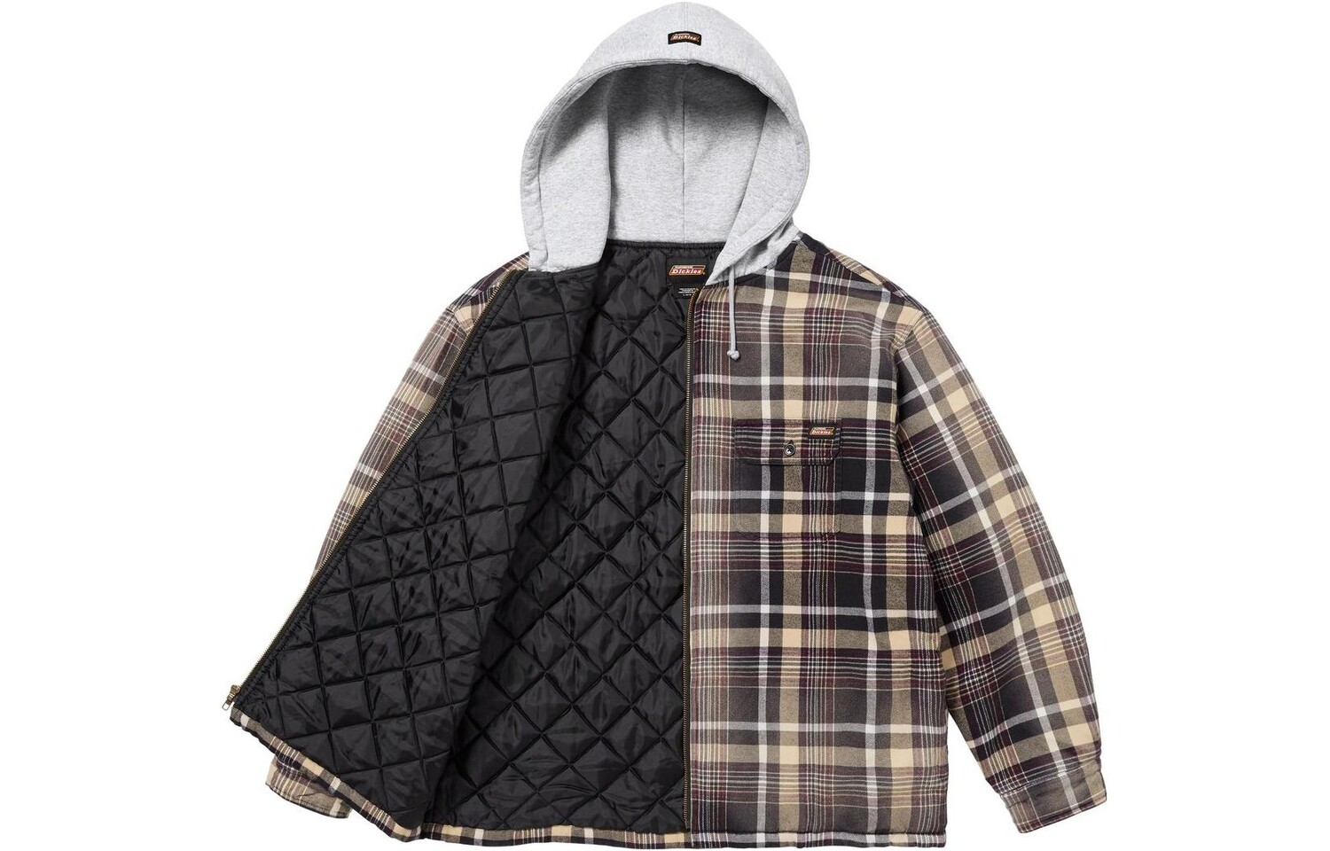 X Dickies FW23 Совместная рубашка унисекс Supreme, белый — фото 4