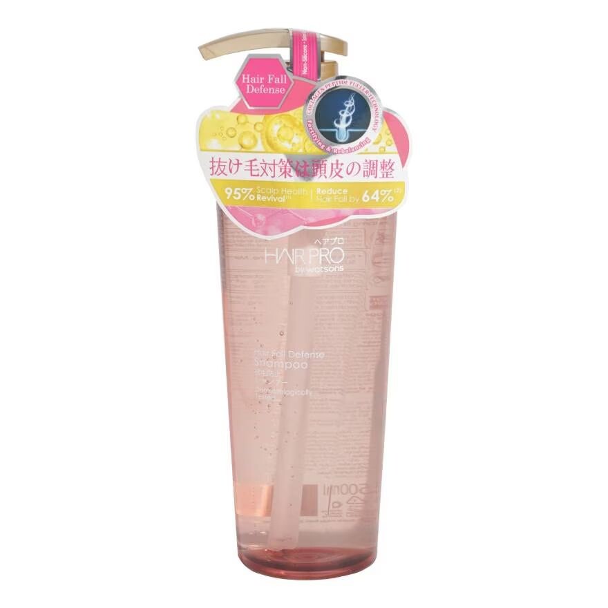 

Hair Pro by Watsons Шампунь Защита от выпадения волос 500мл, Transparent