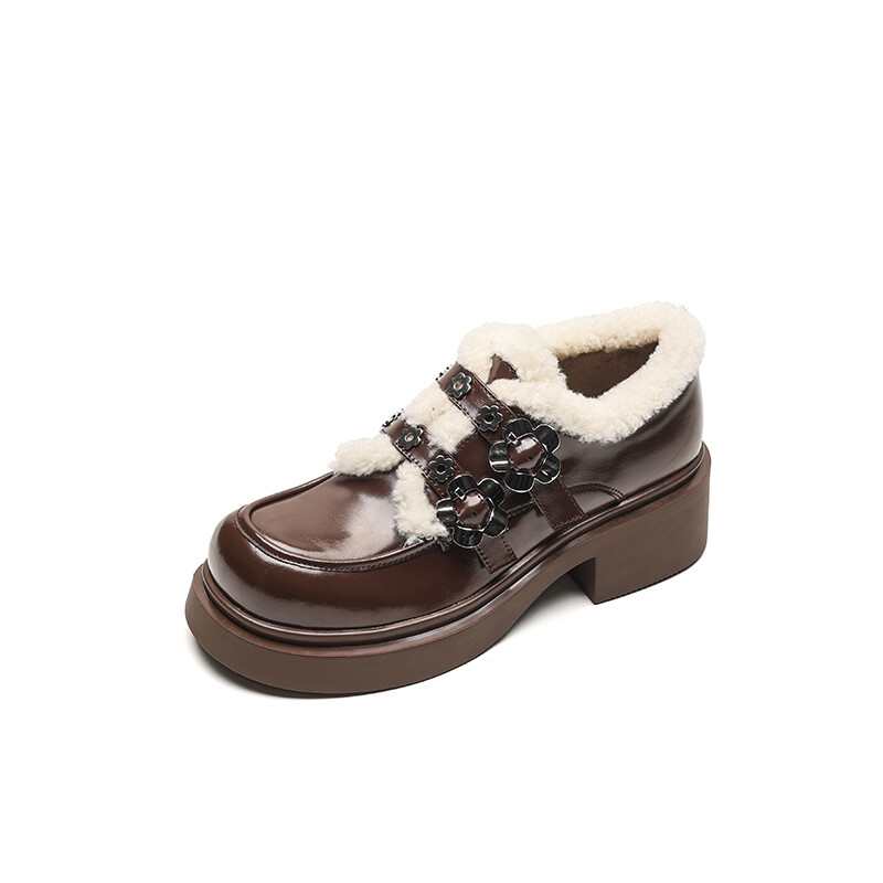 

Туфли женские повседневные Women's Casual Shoes Women's Low-Top Mo Lin, коричневый