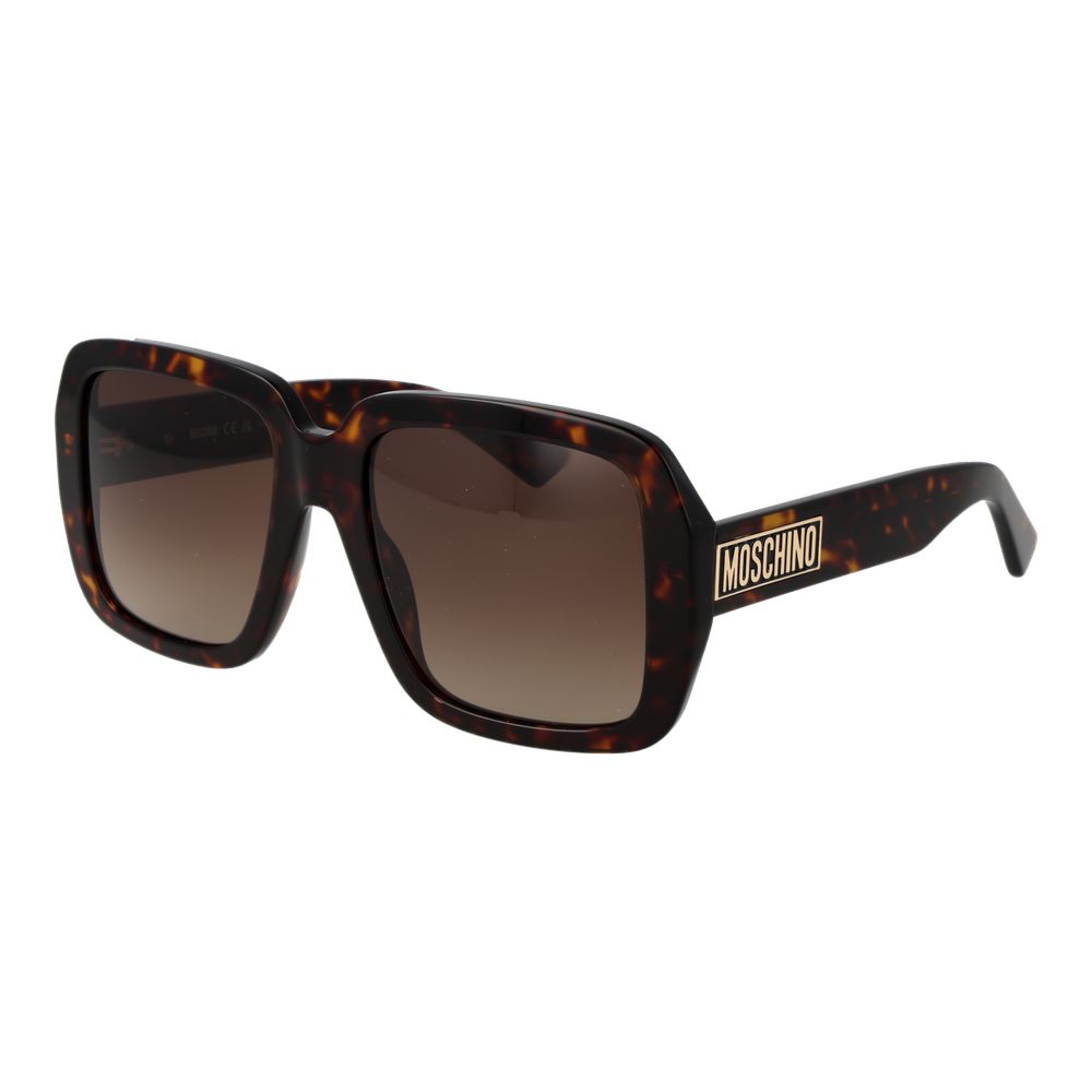 

Коричневые женские солнцезащитные очки Moschino, Brown