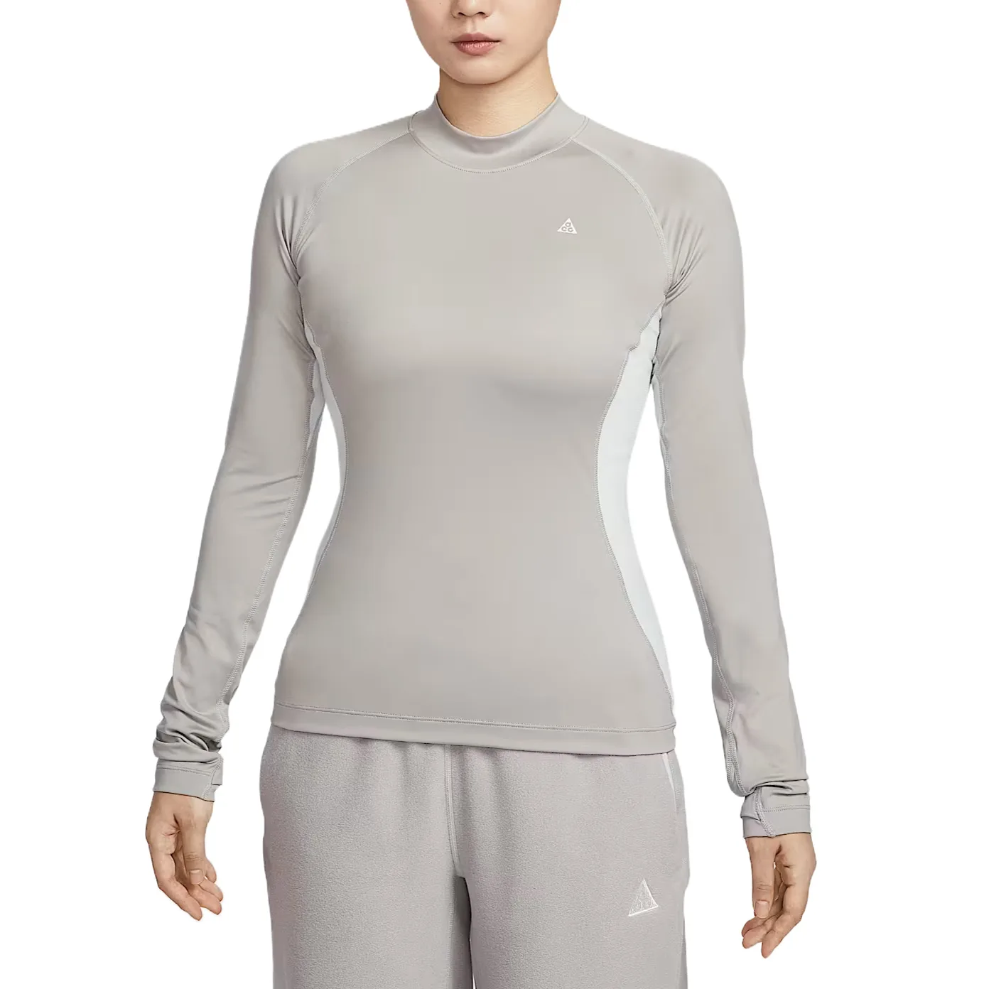 Футболка с рукавом реглан ACG для женщин Nike, University Gray/Dust Photon/Mist Gray/Mountain White