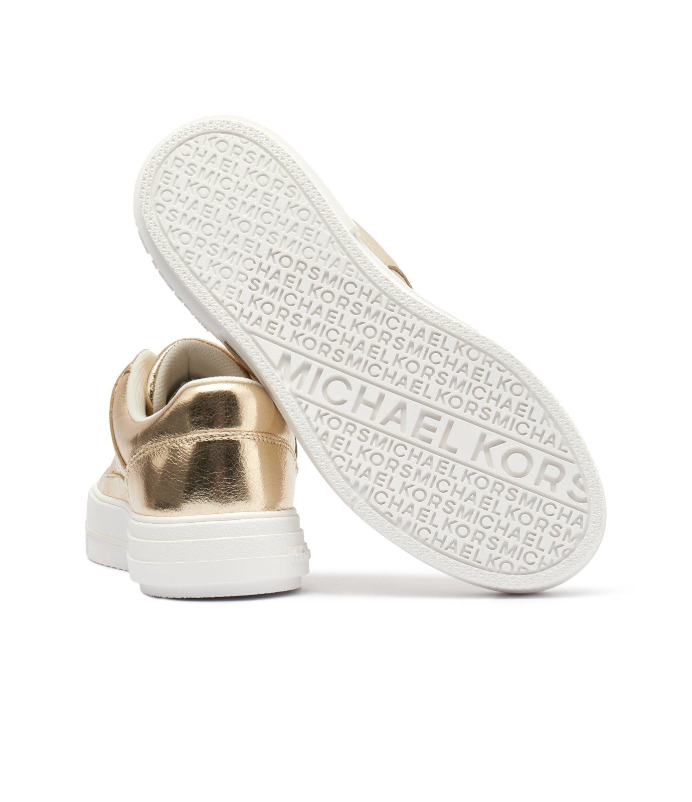 Кроссовки Michael Kors Aurora 43T4AUFS1M женские, золотистые, на платформе, ZOGG938, золотой — фото 4