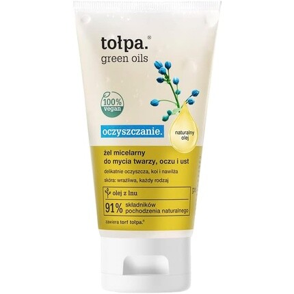 

Tolpa Green Oils Мицеллярное очищающее средство для лица 150мл Tołpa