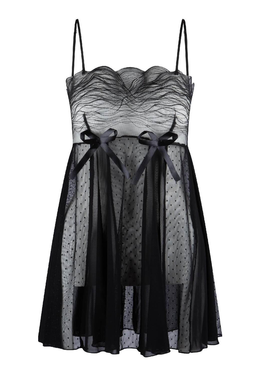 

LingaDore Пеньюар в черном цвете