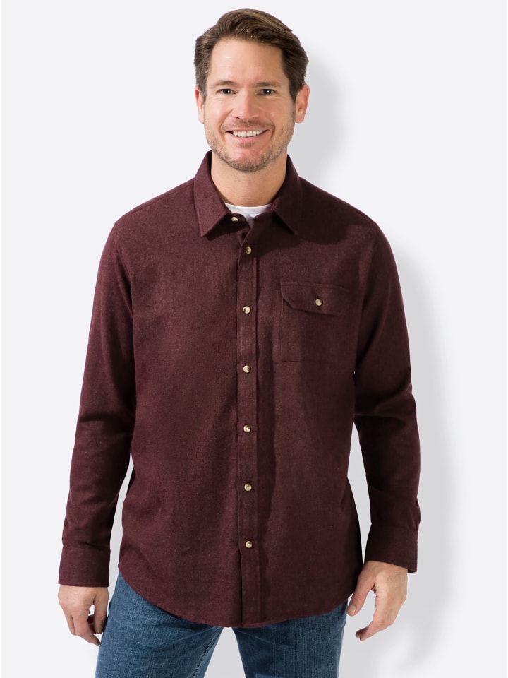 

Рубашка с длинными рукавами бордового цвета WITT WEIDEN