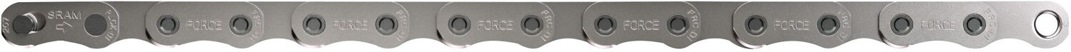 

12-скоростная велосипедная цепь Force Flattop SRAM, серый