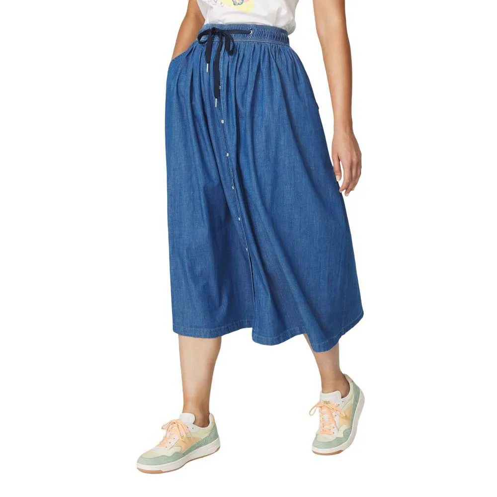 

Юбка Tbs Mandyjup midi skirt, синий