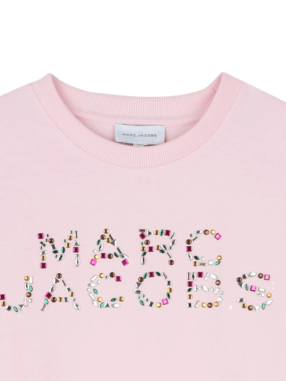 Футболка с логотипом Marc Jacobs Kids, розовый — фото 3