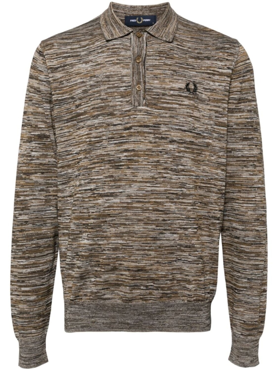 

Fred Perry трикотажная рубашка, коричневый