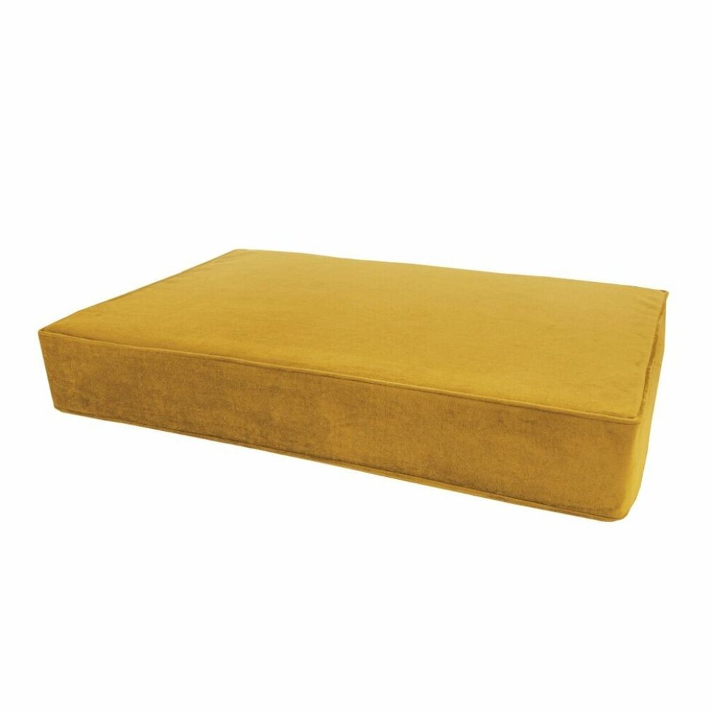 

Ортопедическая подушка Madison Velvet жёлтая S