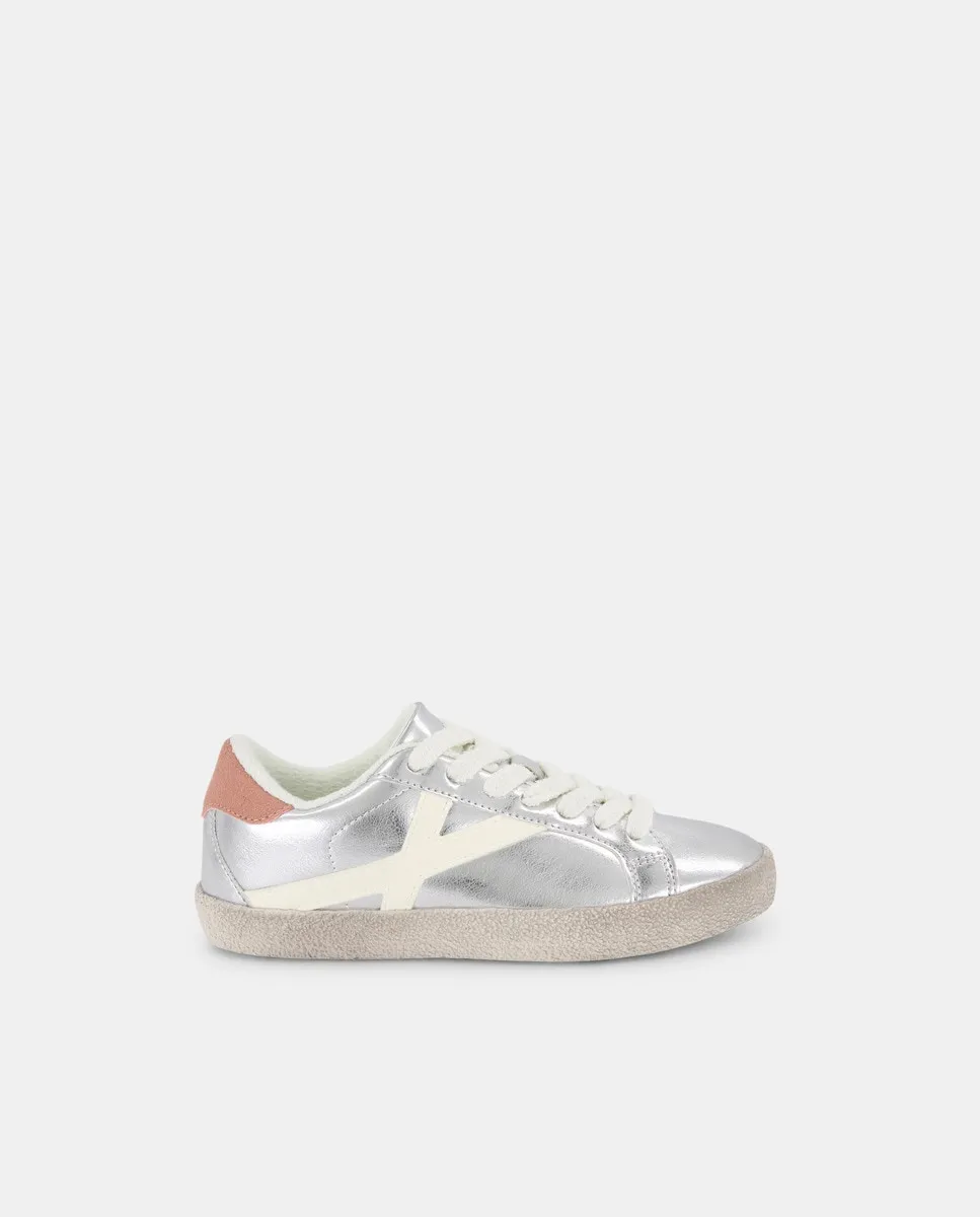 

Детские однотонные кеды Kids El Corte Inglés, серебряный