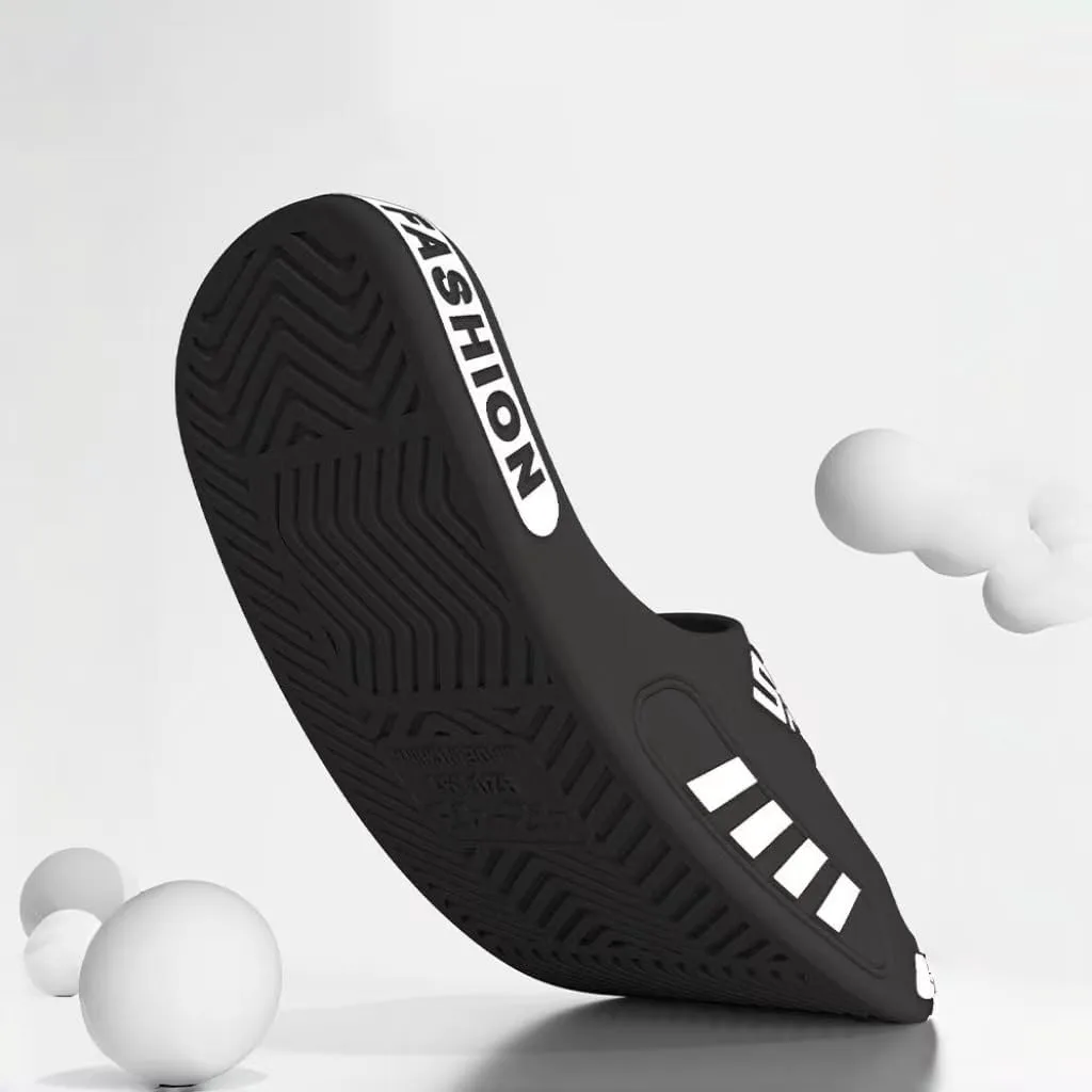 

Мужские тапочки уличные спортивные сандалии модный спорт мягкие шлепанцы летние пляжные туфли Roadas, черный