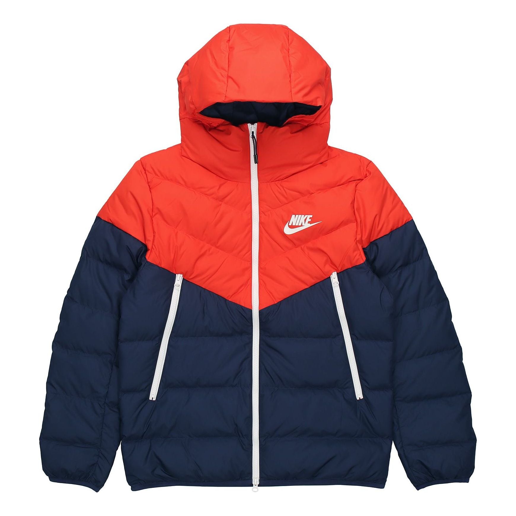 

Куртка Men's Nike Logo Hooded Jacket Down Jacket Colorblock CU0226-673