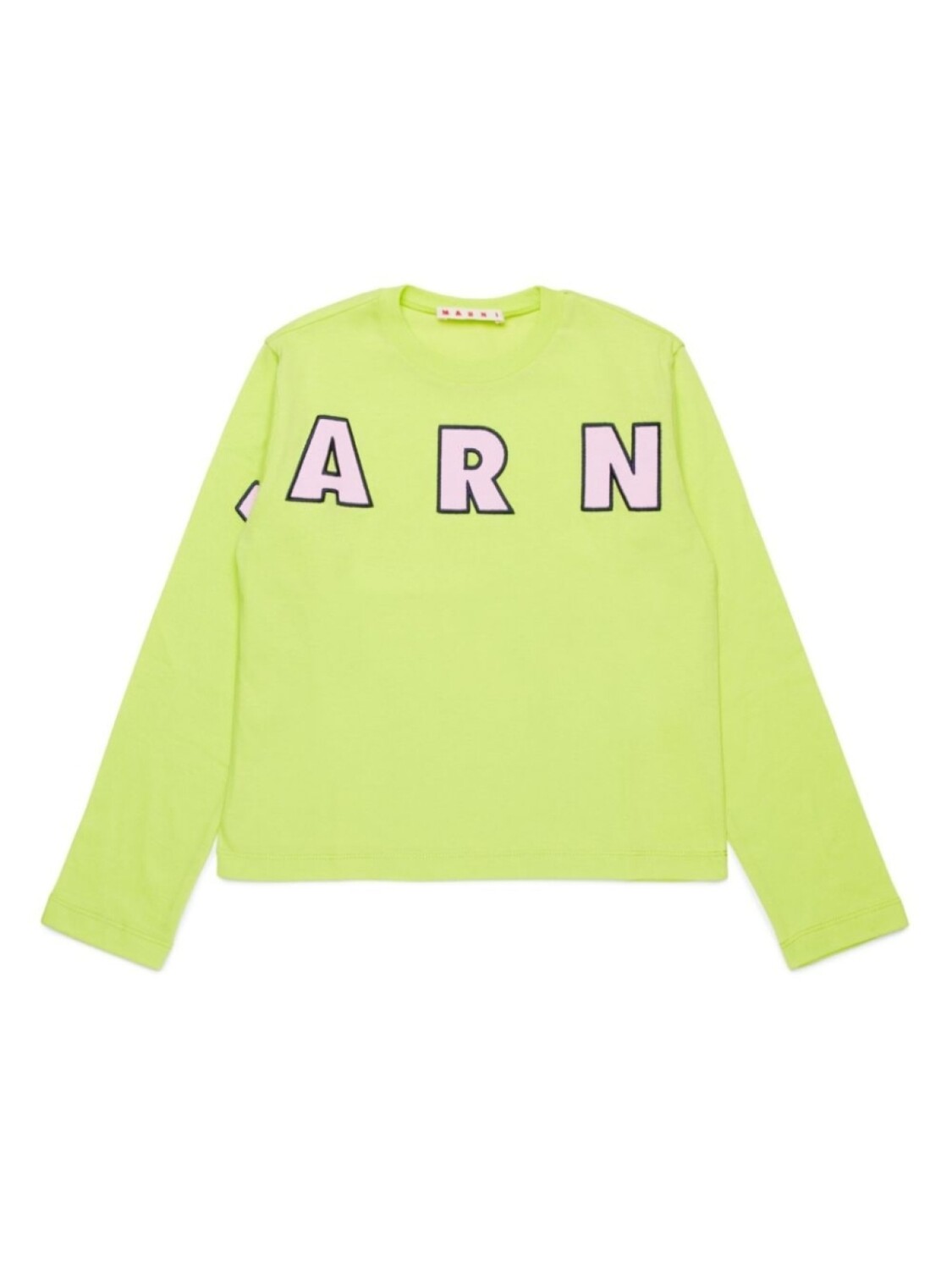 

Marni Kids футболка из хлопка с логотипом, зеленый