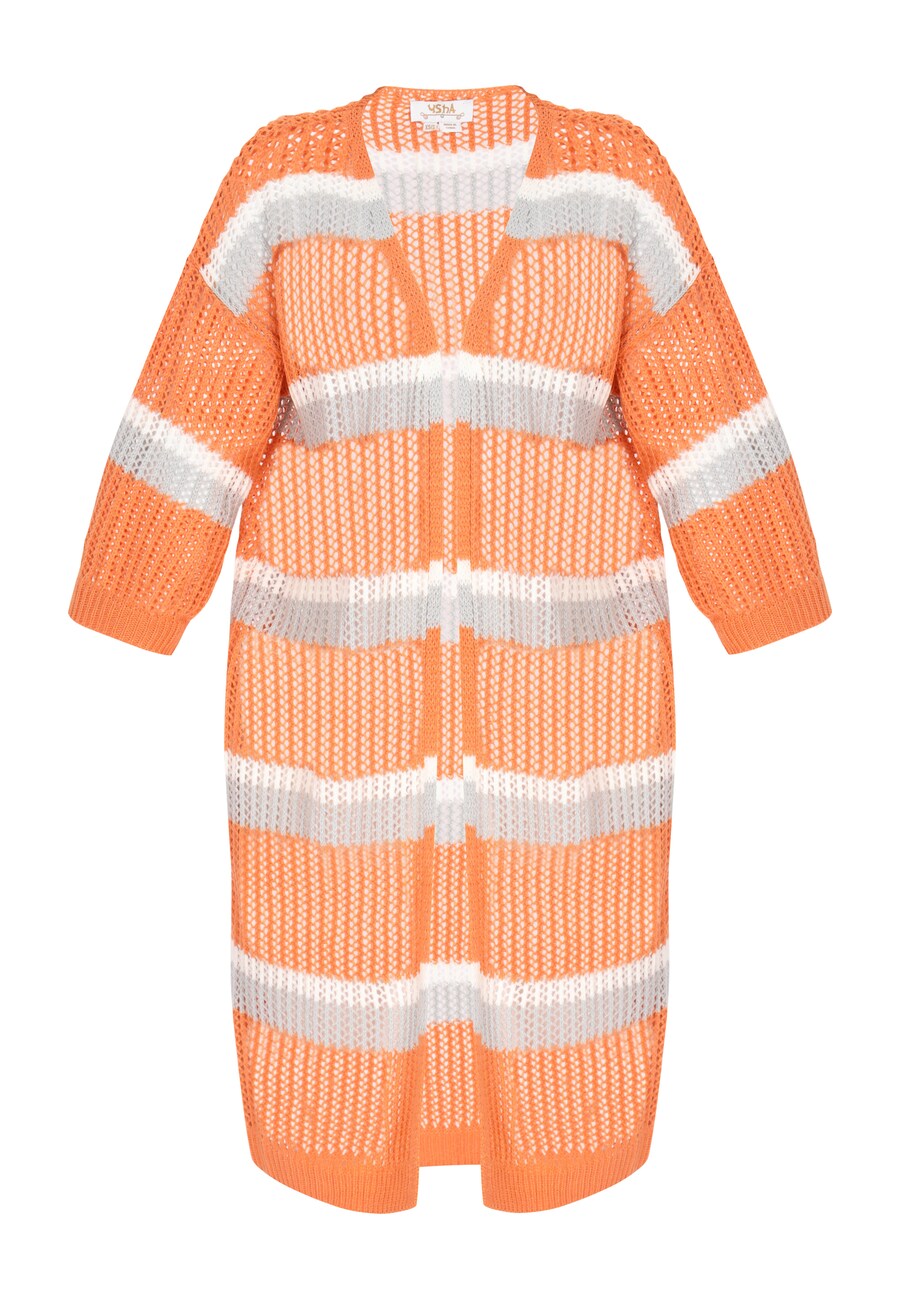 

Вязаный кардиган usha FESTIVAL Fashion Look, оранжевый