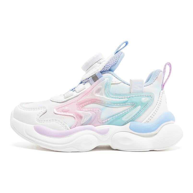 

Кроссовки для бега с низким верхом, противоскользящие, амортизирующие, износостойкие, легкие, детские HOBIBEAR, синий/белый/фиолетовый