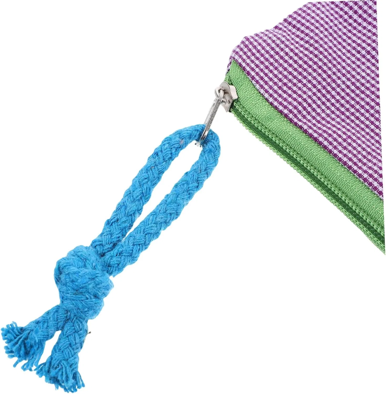 Косметичка POPETPOP из хлопка и льна, фиолетовая — фото 2