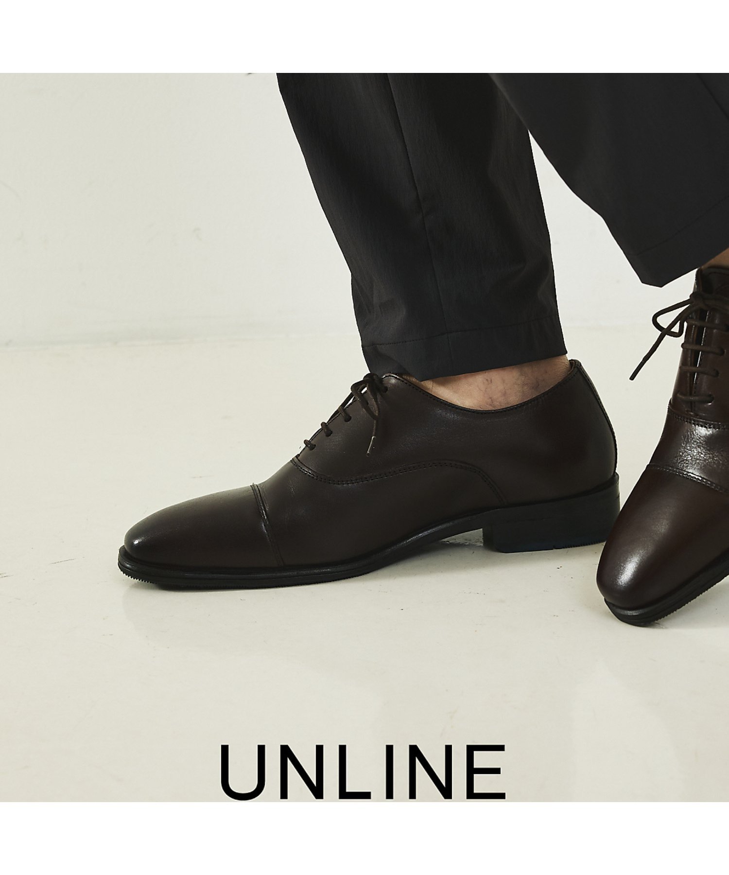 Туфли с прямым носком и внутренним крылом AlfredoBANNISTER, Dark Brown