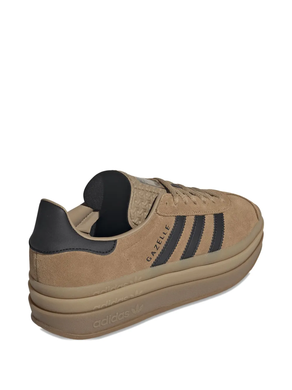 Кроссовки на платформе Gazelle Bold adidas, коричневый — фото 3