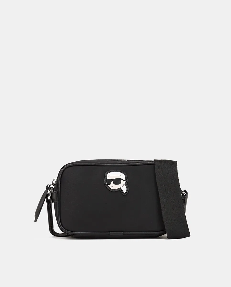 

Сумка через плечо из нейлона Karl Lagerfeld, черный