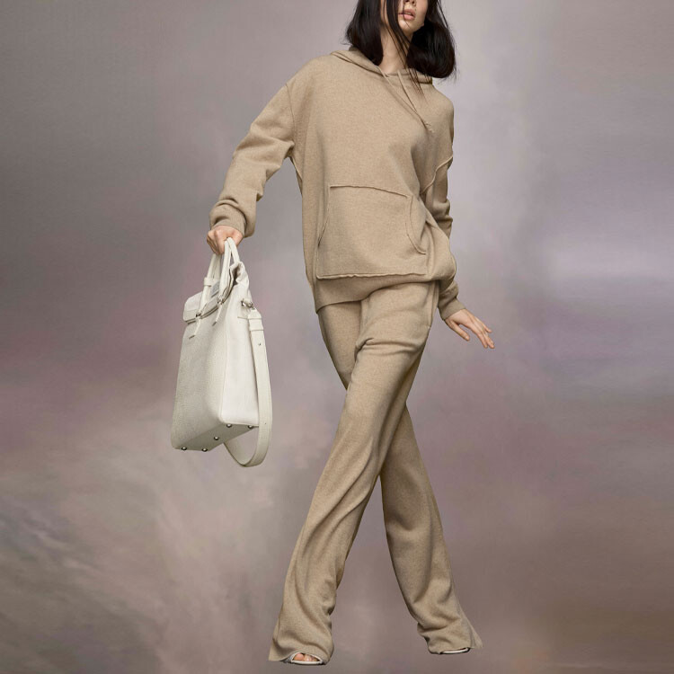 Повседневные брюки женские орехового цвета Maison Margiela — фото 2