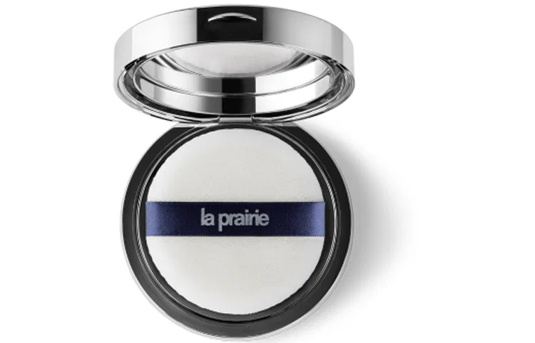 Пудра рассыпчатая с экстрактом икры LA PRAIRIE 40г+10г бежевая — фото 4