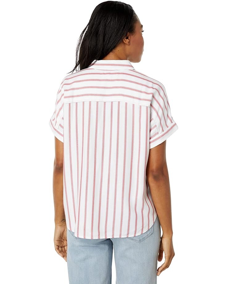 

Рубашка Tommy Hilfiger Short Sleeve Shirt, цвет Stapler Stripe/Red Multi