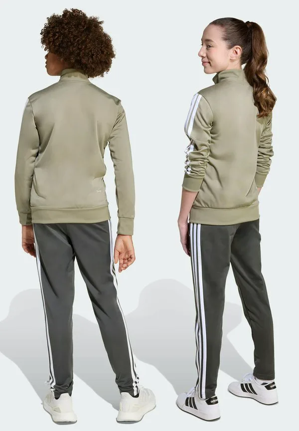Спортивный костюм с 3 полосками seasonal essentials tiberio Adidas Performance, Silver Pebble/Grey Six/Metal Grey/White — фото 2