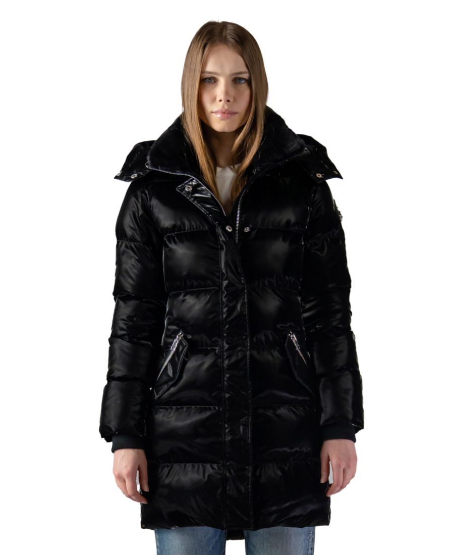 

Женское стеганое пальто Penguin Woodpecker, All wet black