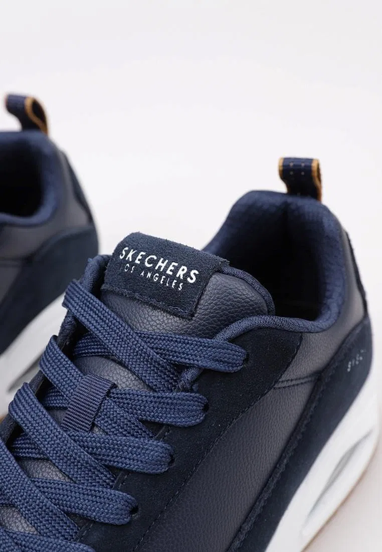 Женские кроссовки Skechers Uno, темно-синие, 44 EU — фото 2