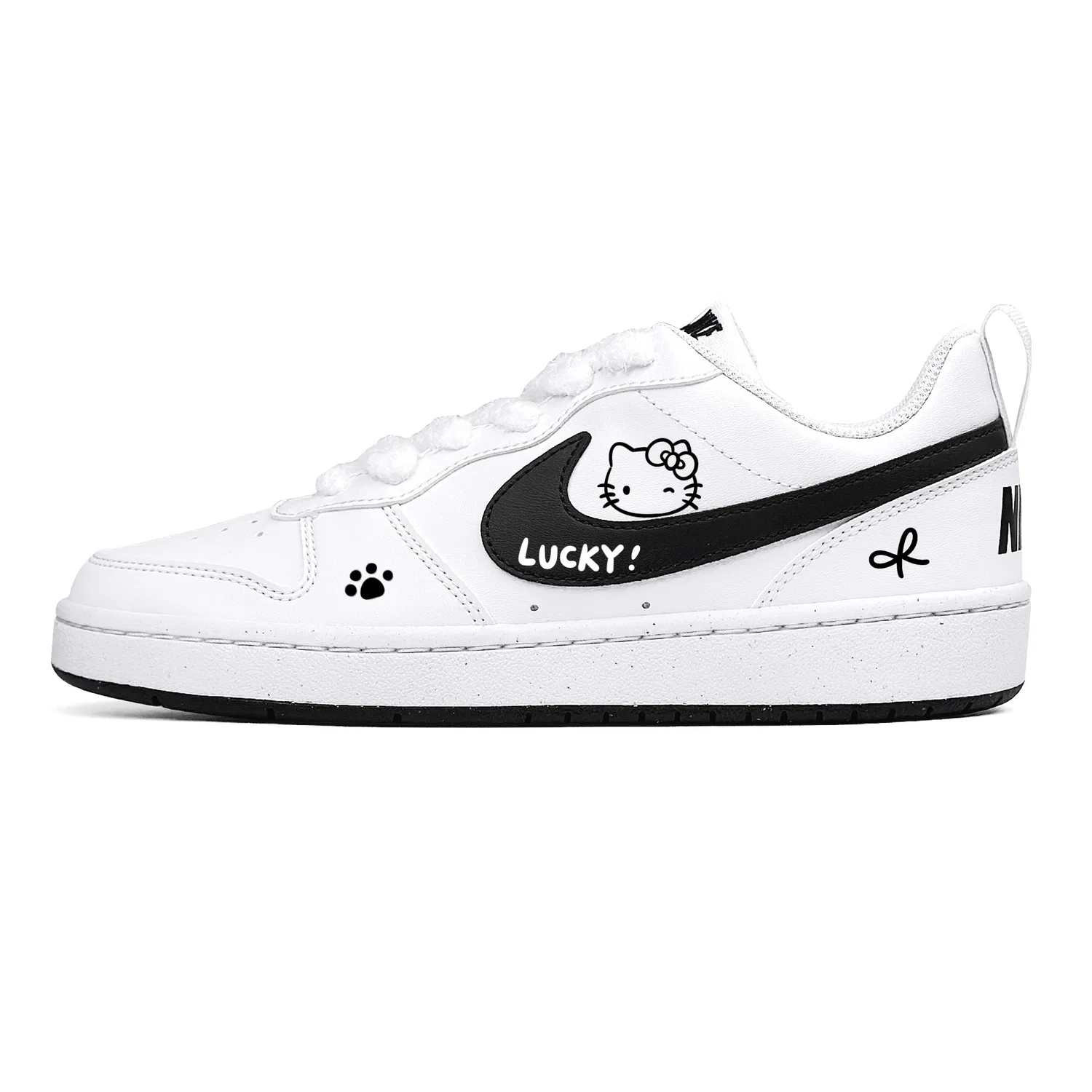 Кроссовки для скейтбординга Court Borough Kids' Grade School Nike, Black